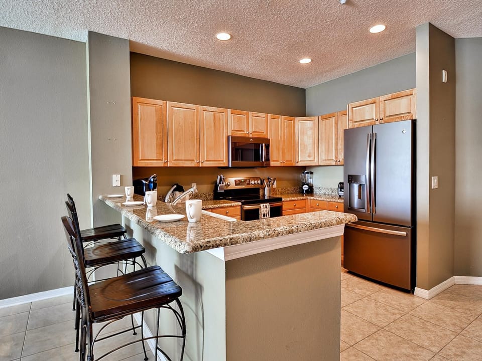 Breakfast bar is a great place for a quick meal.