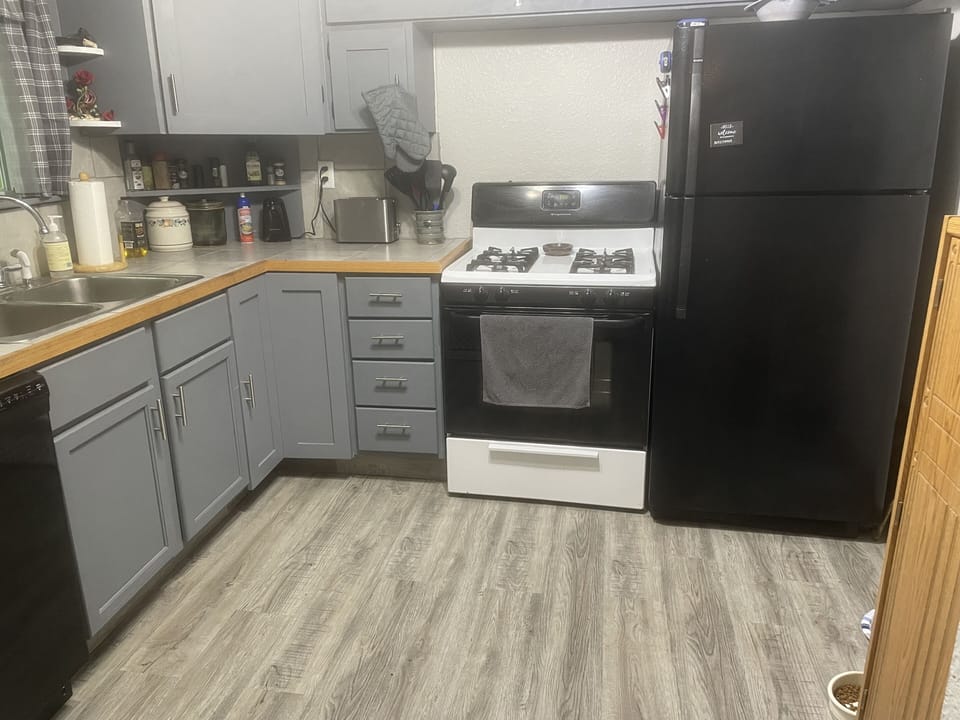 Kitchen is stocked with anything you should need 