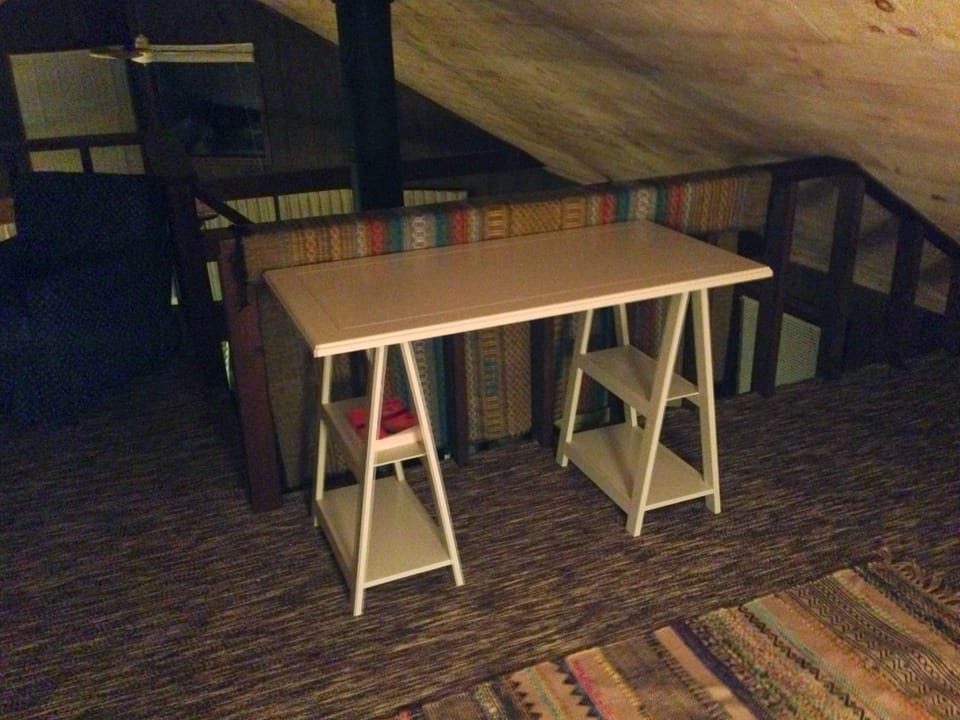 loft area - a- writing, reading, yoga and meditation space