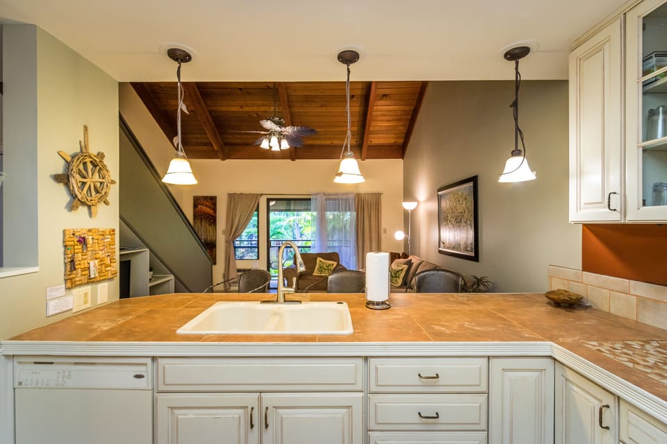Kitchen open to main living area