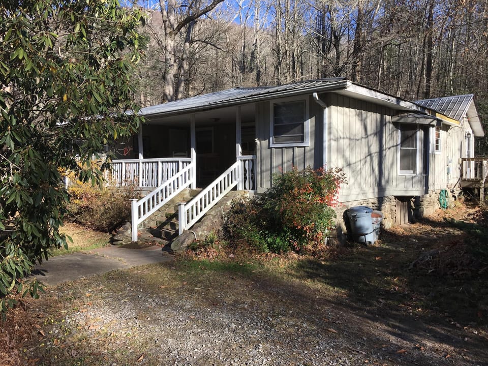 Front of the cottage