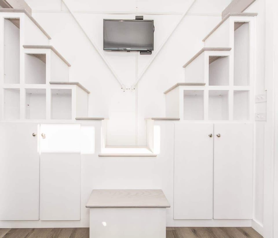 Stairs to the Loft Beds