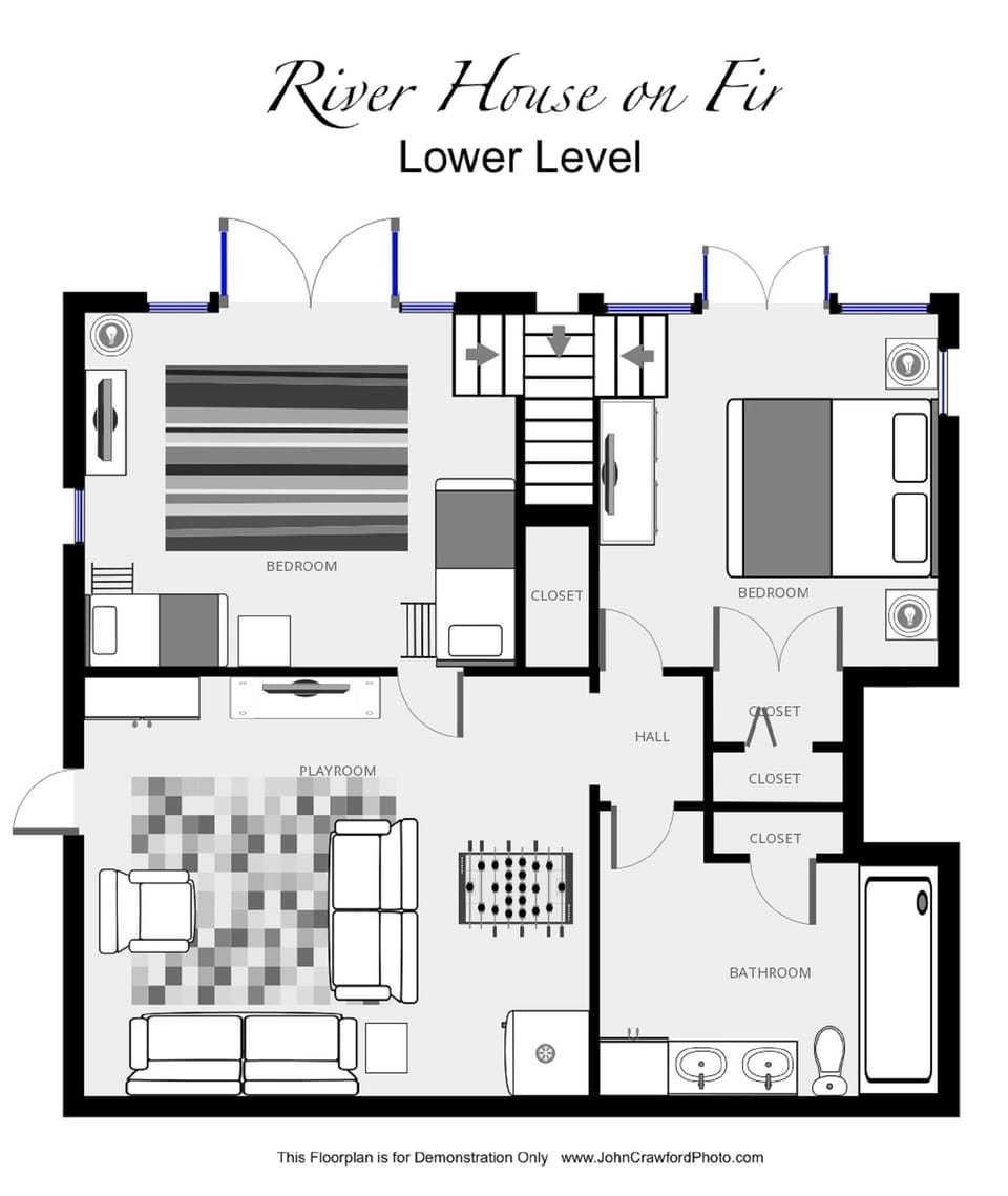 The refrigerator in the basement is no longer there.