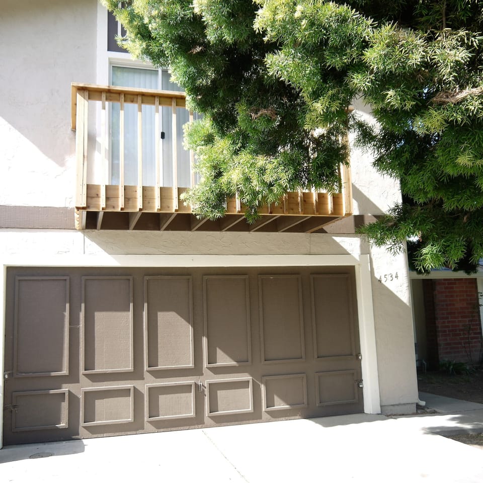 Outside balcony