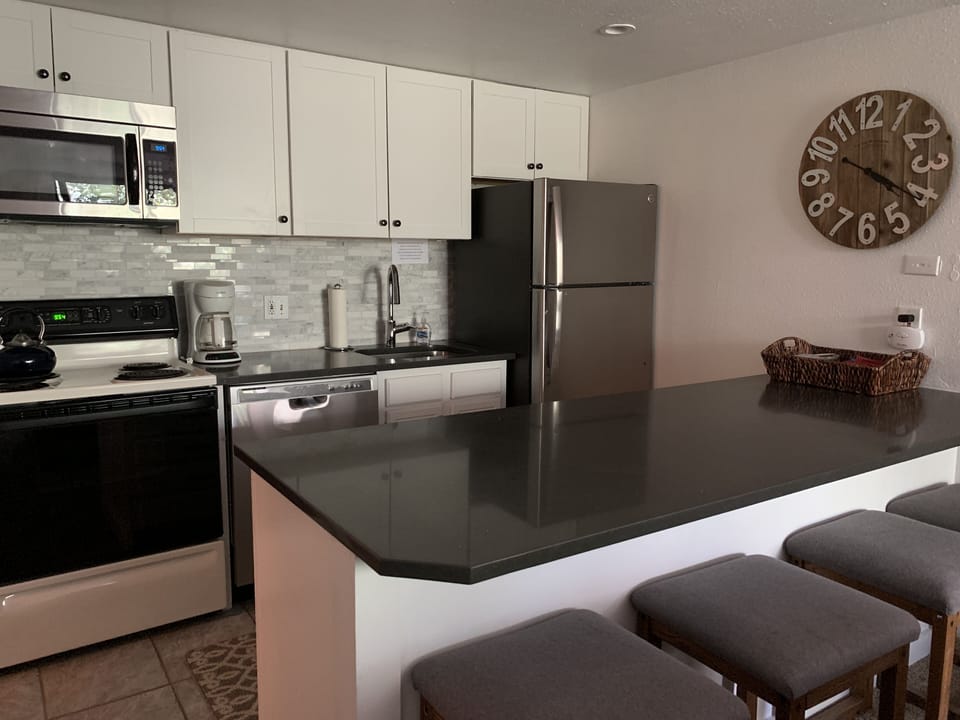 Fully stocked kitchen