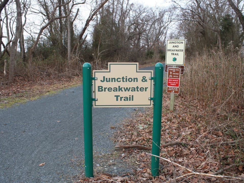 Junction Breakwater Trail is right around the corner.  Quick and fun bike trail to Lewes Beach!