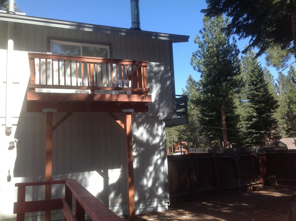Upstairs deck off game room with nice views