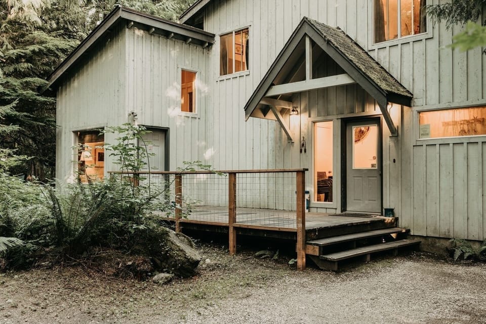 Building, House, Cottage, Cabin, Porch