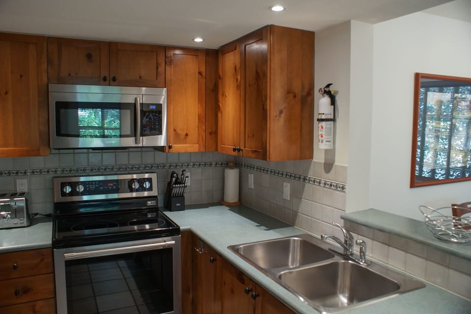 Fully equipped kitchen