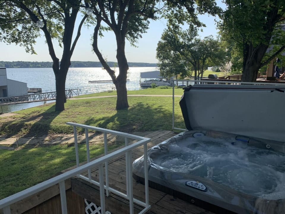 Hot Tub on Back Deck