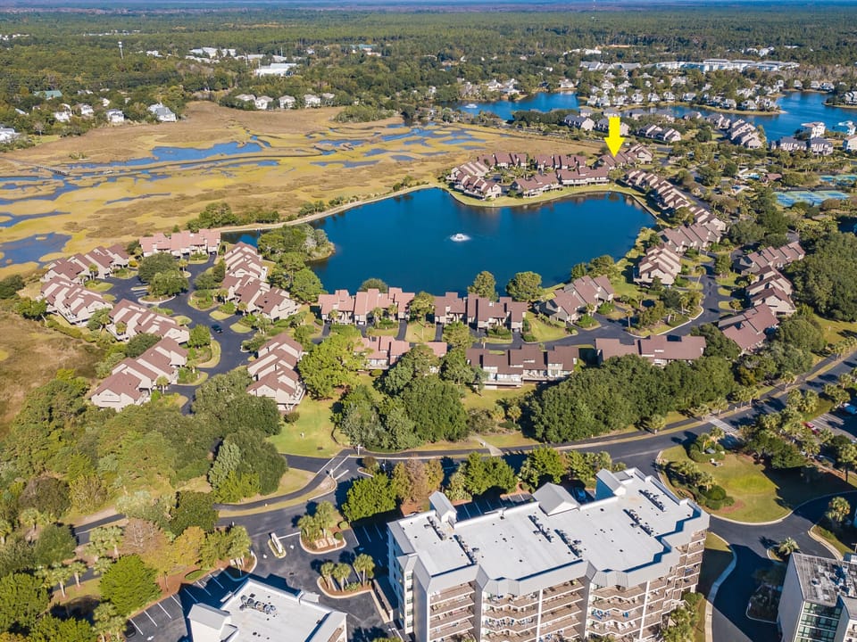 Aerial View - Heron Marsh Villa 6