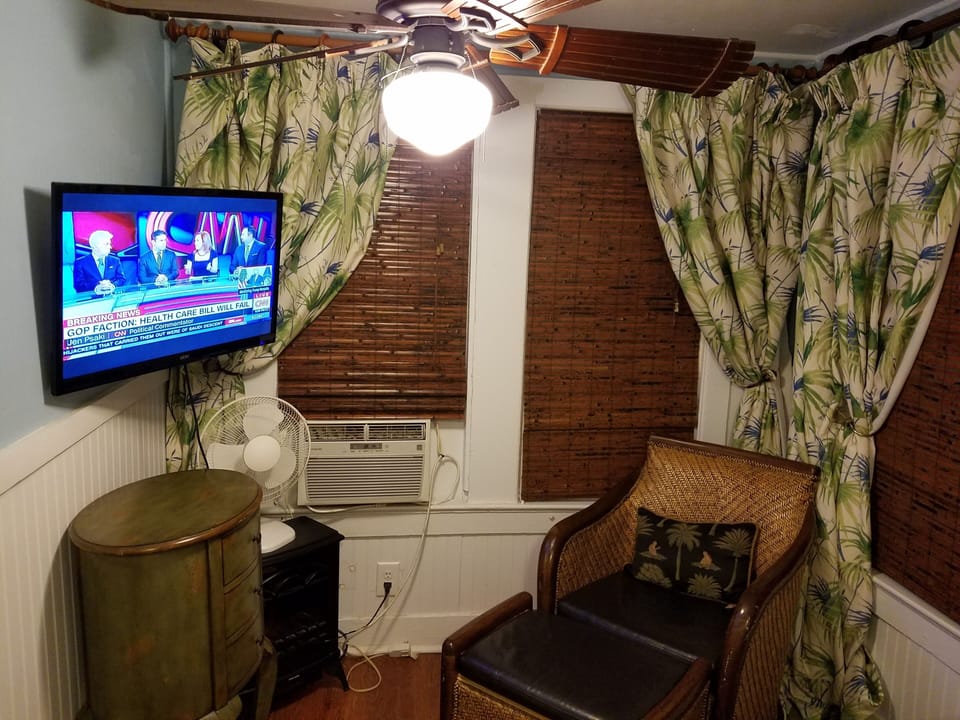 Cozy TV area in Guest Bedroom 