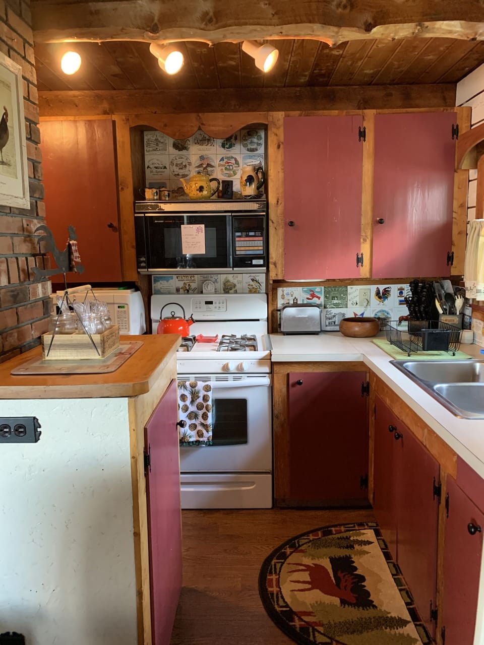 Galley style kitchen