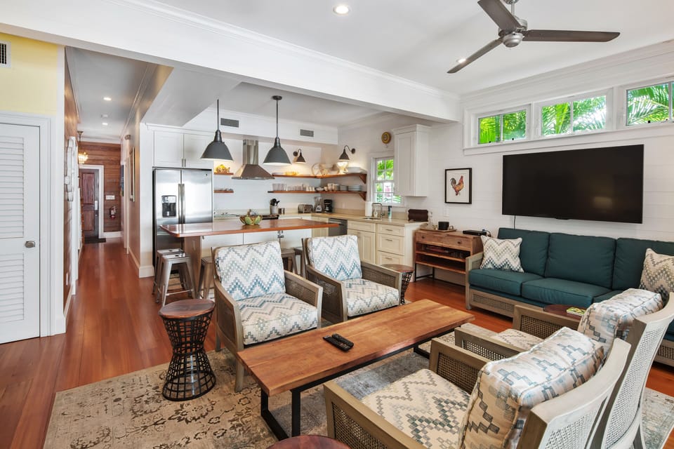 Plenty of seating for family and friends.