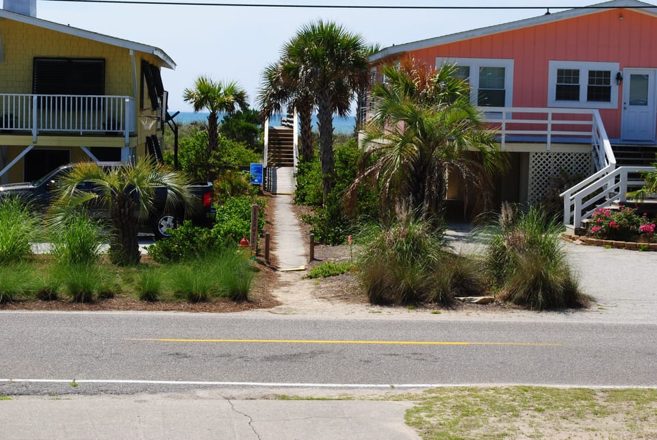 Beach Walkway Directly Across the Street