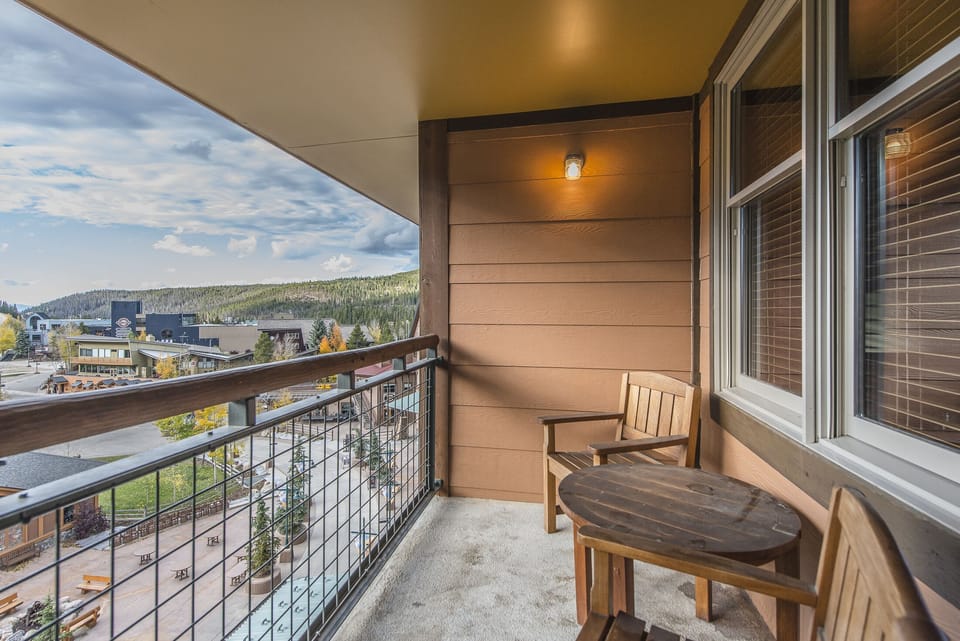 Private Balcony - Accessed through the 2nd living area. Offers patio table and seating.