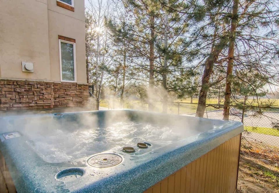 Spend evenings unwinding in your own private hot tub