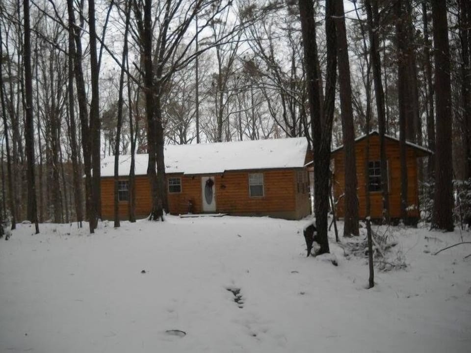 Doc's Place covered in snow