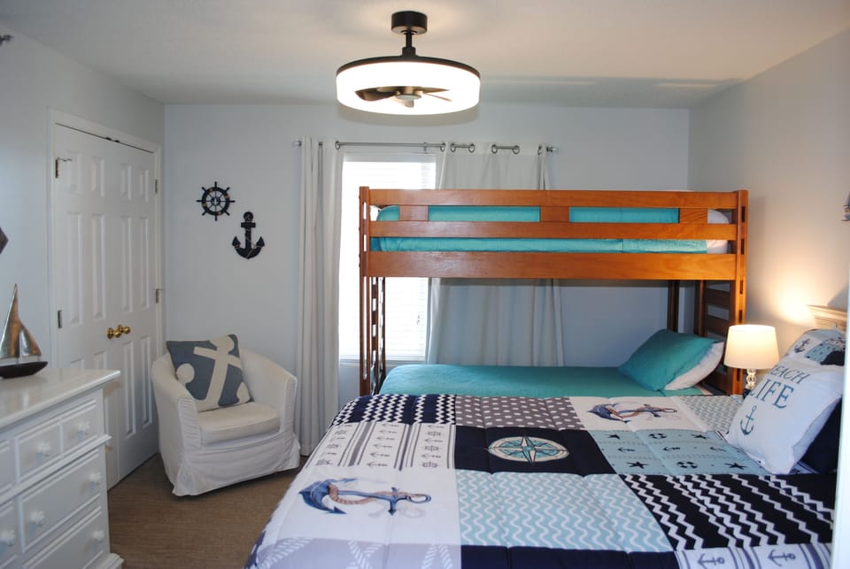Queen and Bunk Bed