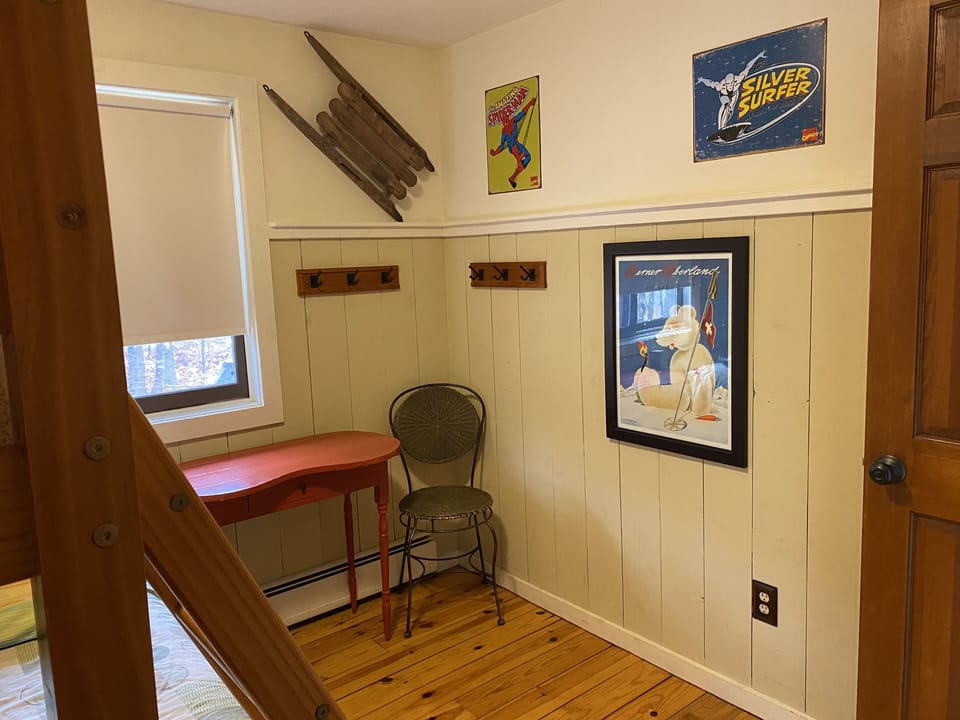 Bedroom 2, (double bed with top twin bunk)