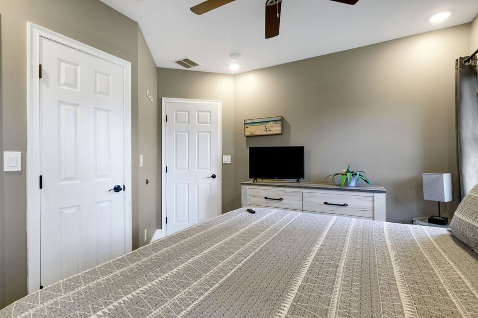 King Bedroom #2 with smart TV