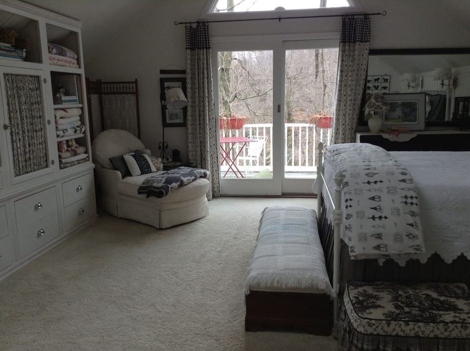 Master Bedroom with private deck