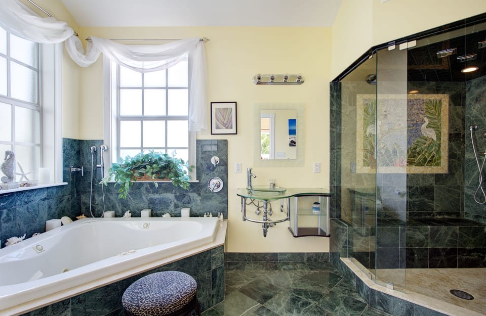 Opulent primary ensuite bath!