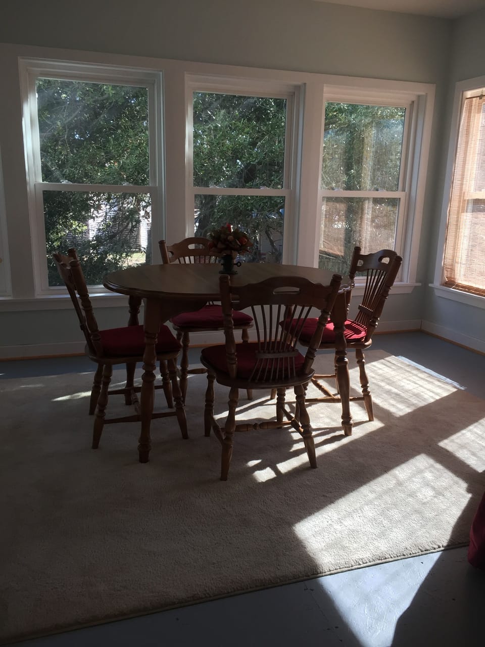 Second level enclosed patio off twin bedroom leads to deck steps to crows nest