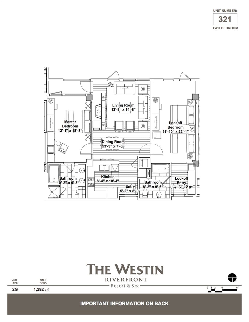 Floor Plan.  Overlooks pool and has mountain  views south to Beaver Creek Mtn