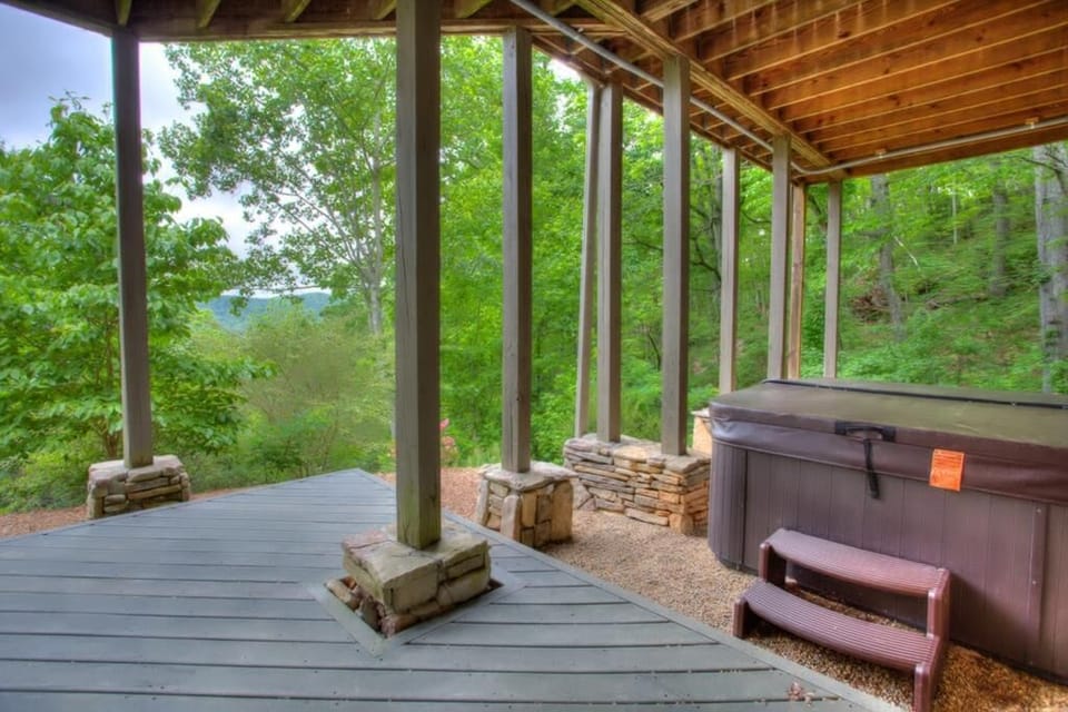 Covered Hot Tub