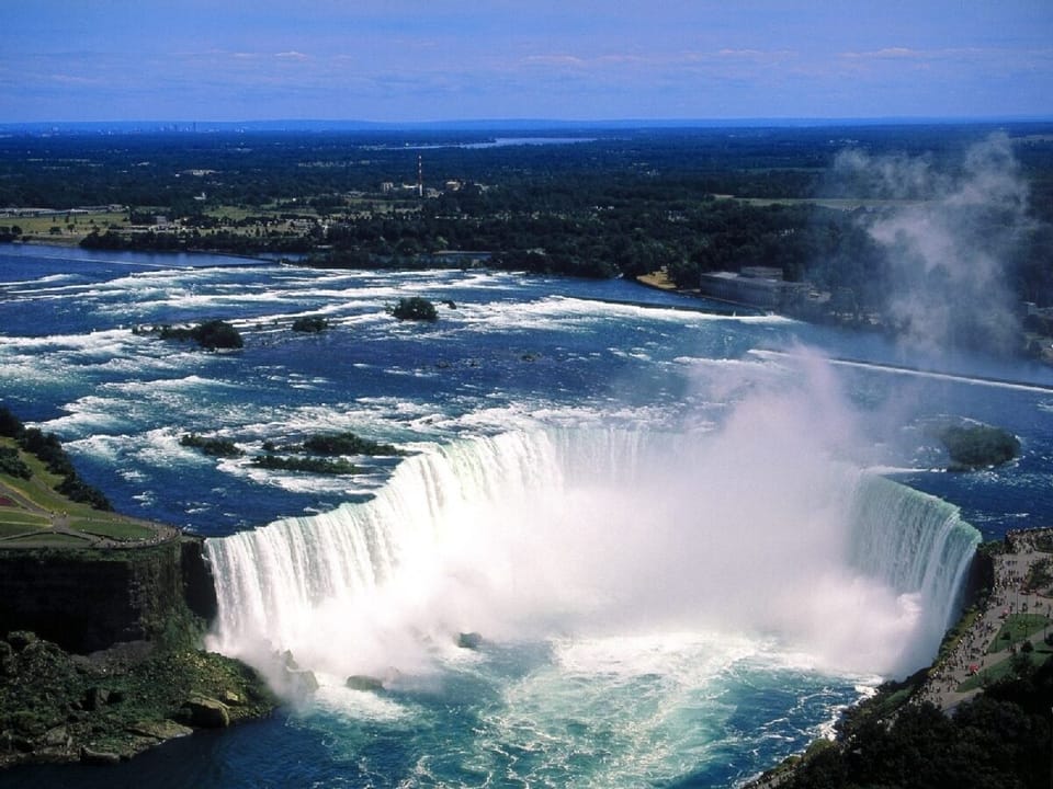 Aerial View of Horseshoe Falls