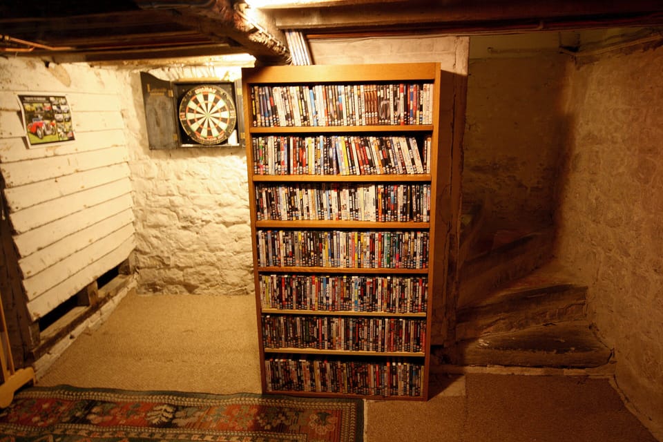 Our 400+ dvd collection, or feel free to bring your own favourite movie