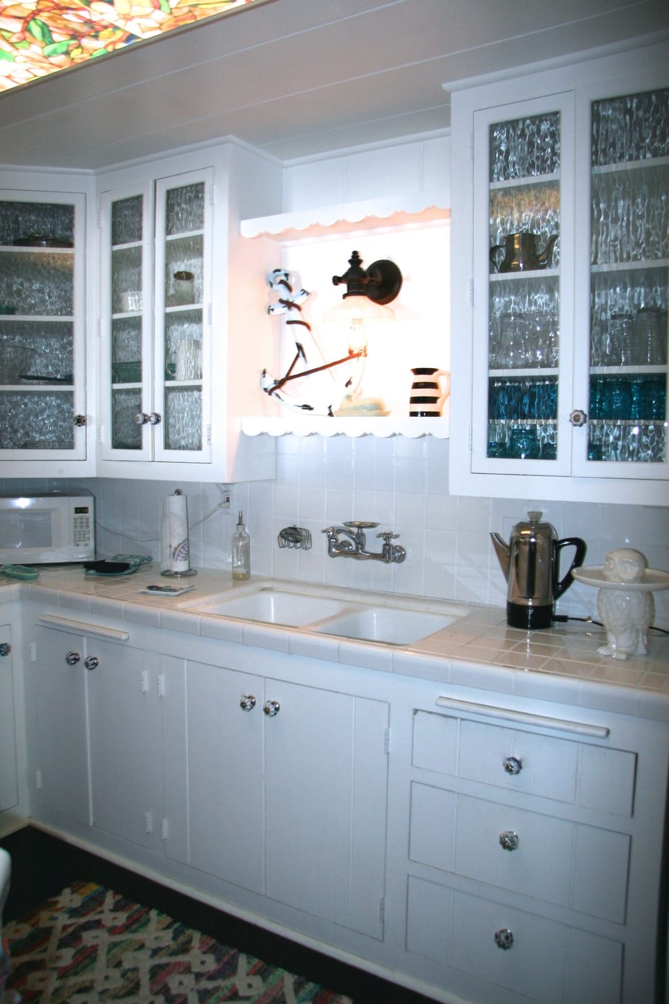 And then here’s another look at our super clean and organized kitchen!
