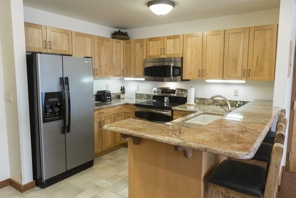 Updated kitchen.