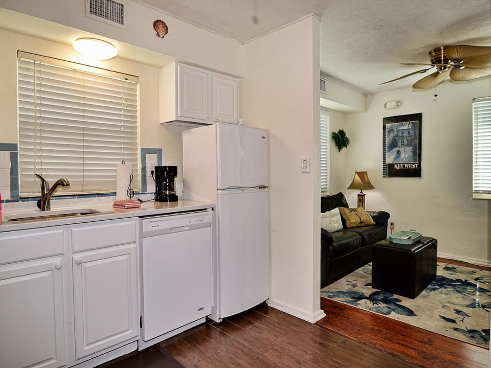 Open floor plan is great for family interaction.