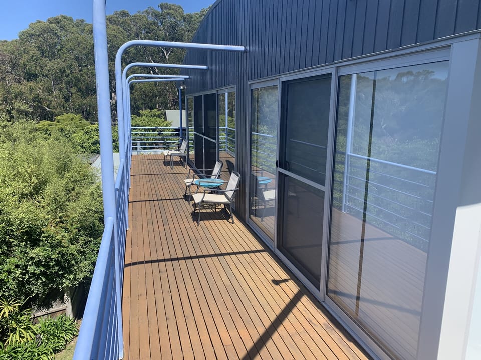 Front balcony with ocean views 
