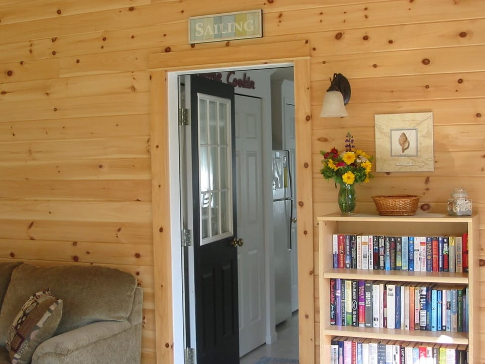 Sunroom Door Leads into Kitchen and It Can Be 
Closed For Privacy!