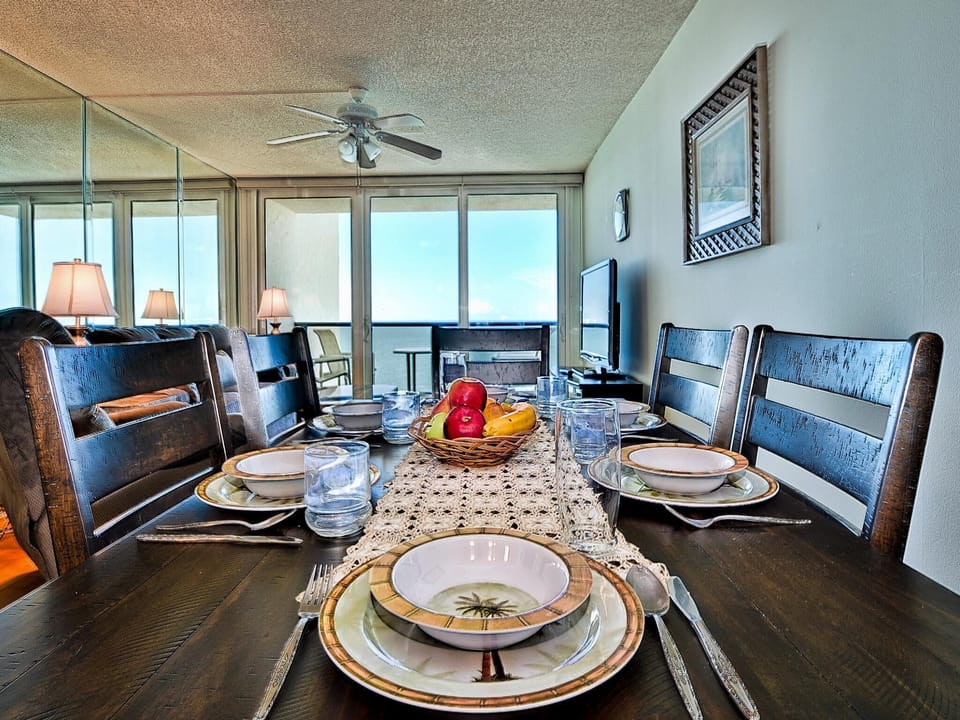 Dine in and enjoy the view too.