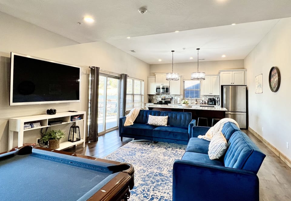 Lower level living room