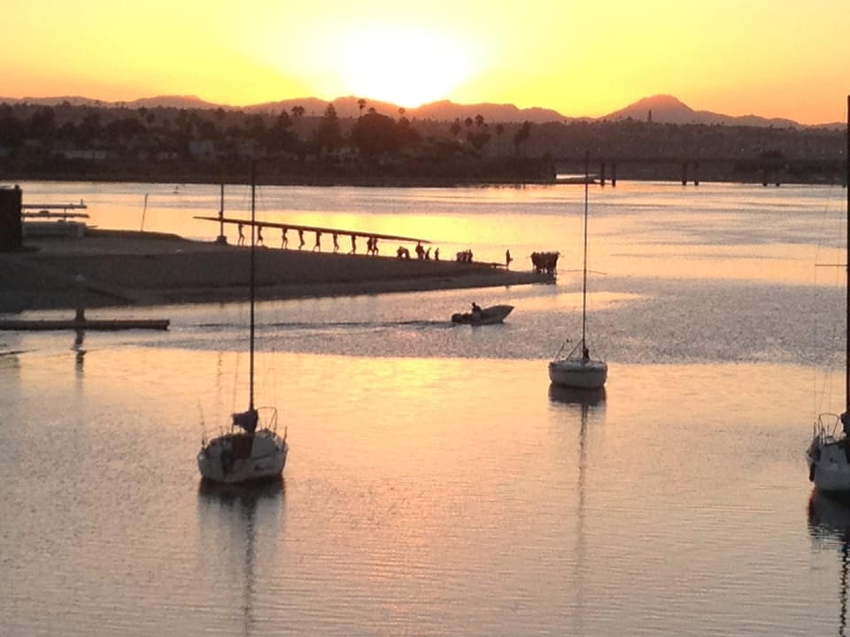 View East!  Wake up to  Santa Clara Point activity!