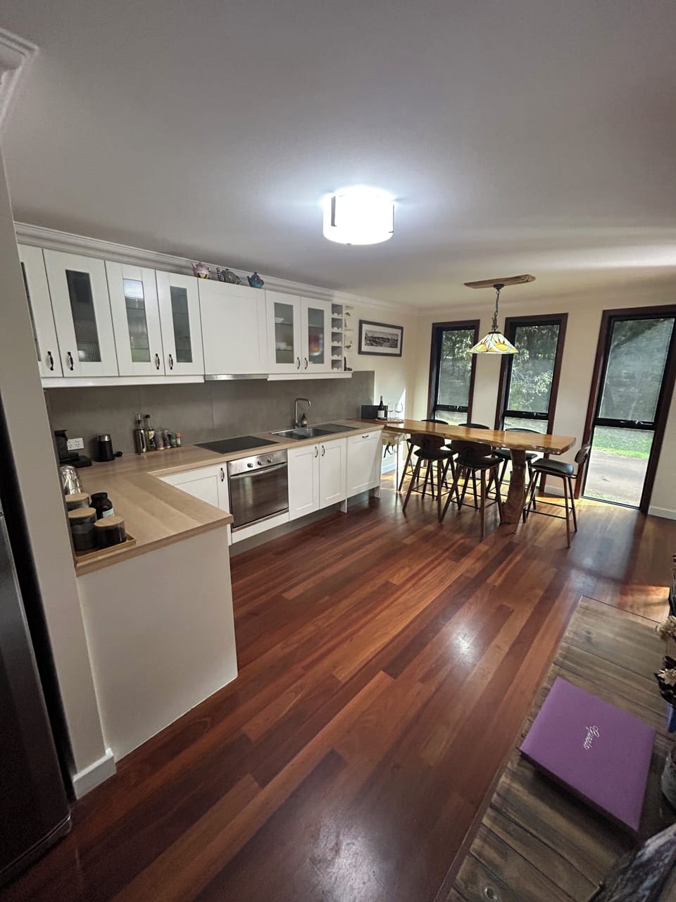 Kitchen and dining area.