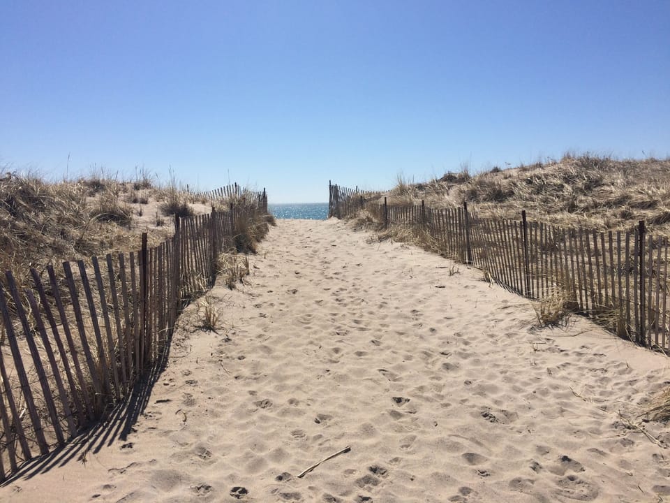 East Matunuck state beach is a short walk