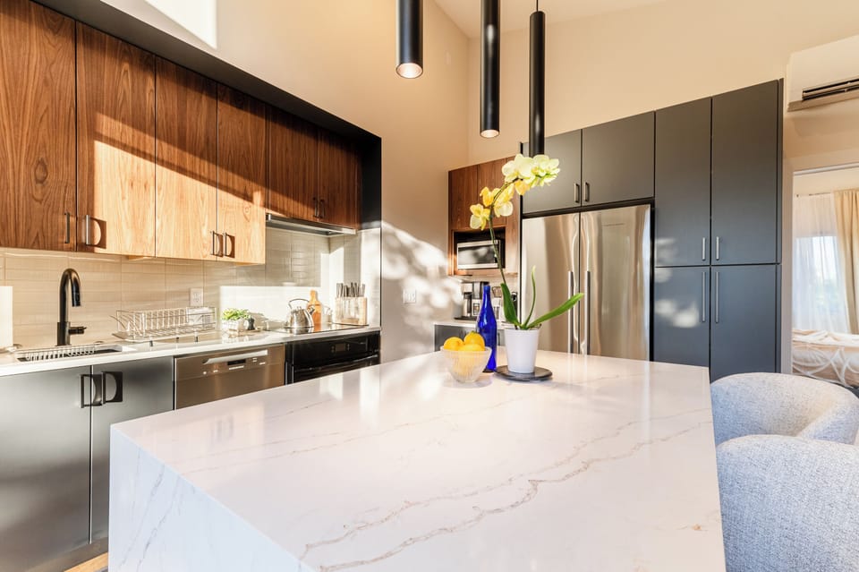 Large, Smooth Countertop Surface