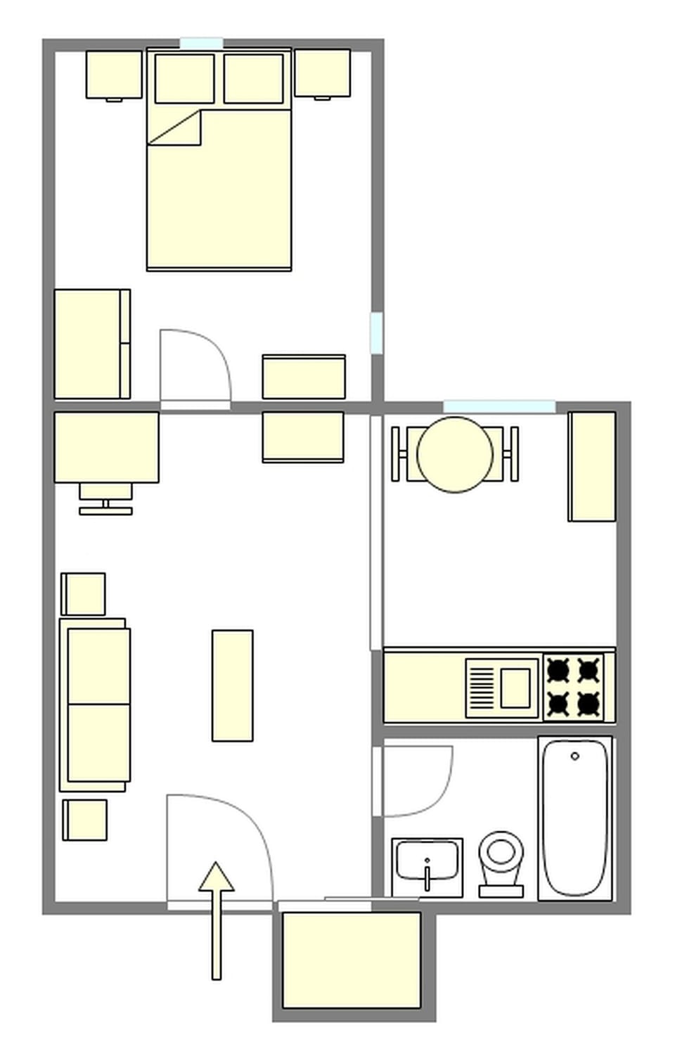 Apartment#6 Floor Plan