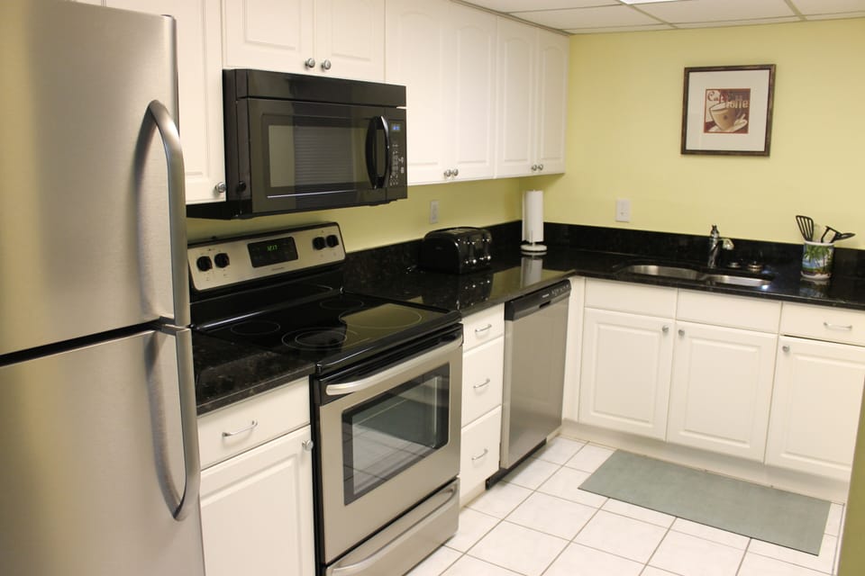 New stainless steel appliances