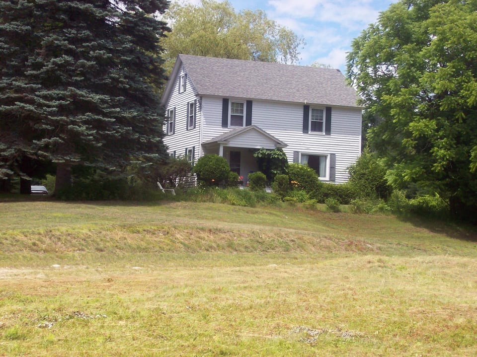 The front of the house