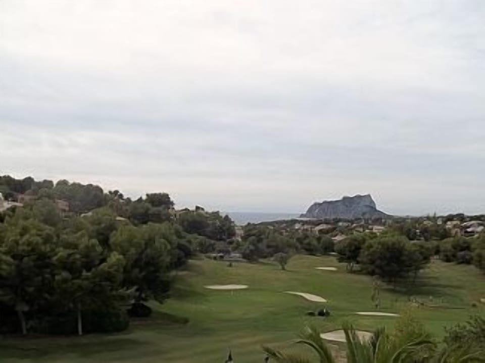 view from the nearby golfclub bar