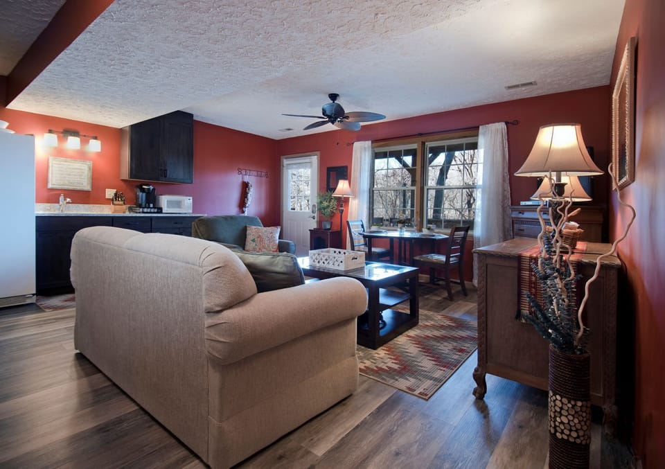 Living room from the hallway