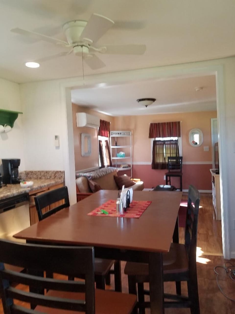 Coming in the kitchen door