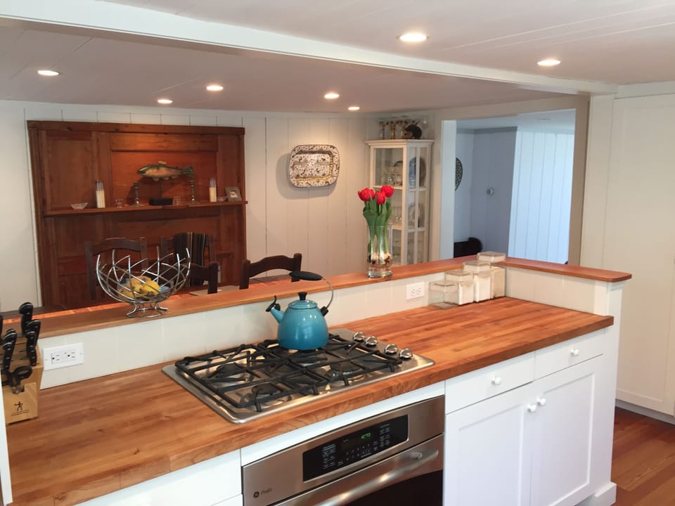 Kitchen looking into the dining room